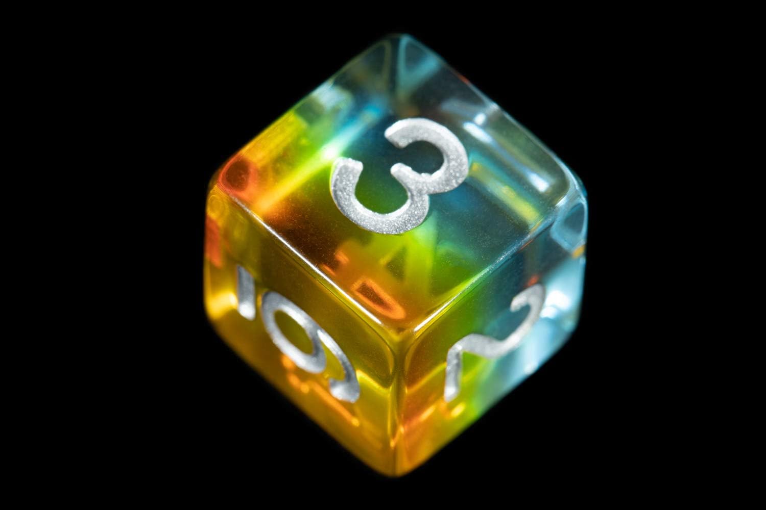 Metallic Dice Games 7-Set: 16mm: Aurora Yewh