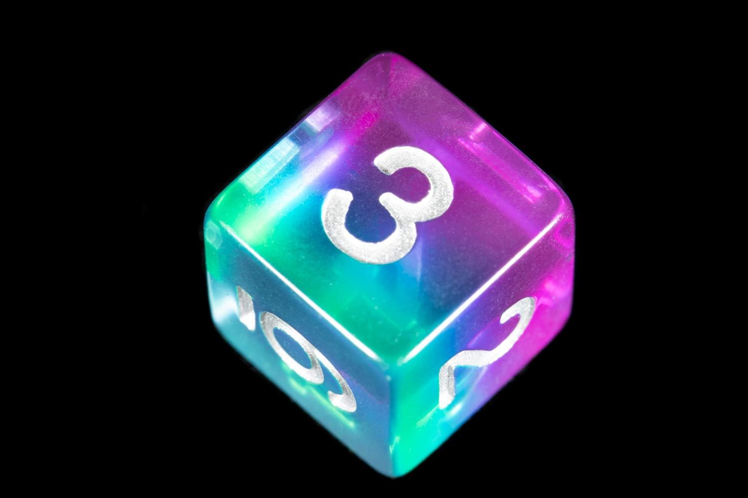Fanroll - 16Mm Resin Polyhedral Dice Set: Blue Aurora