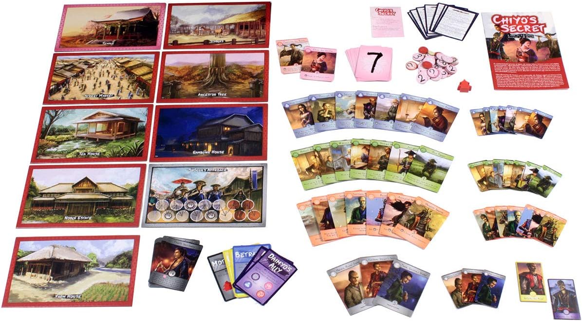 WizKids Board Game Chiyo's Secret *English Version* Role Playing games