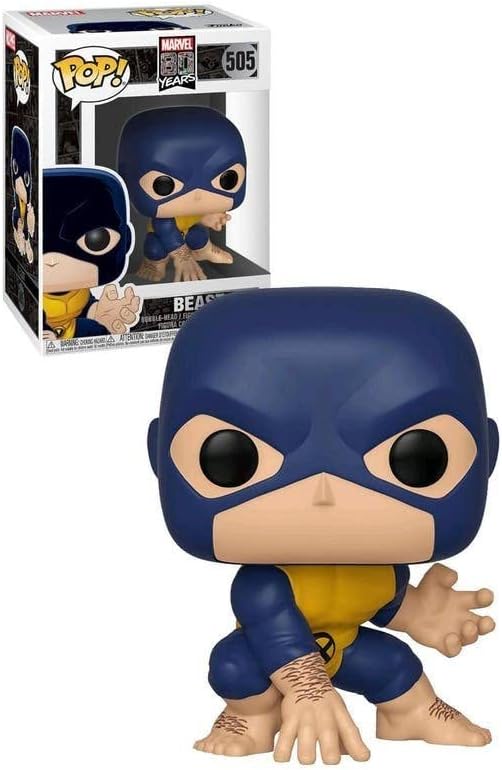 Funko POP! Bobble Marvel: 80th-First Appearance-The Beast - Marvel Comics - Collectable Vinyl Figure - Gift Idea - Official Merchandise - Toys for Kids & Adults - Comic Books Fans