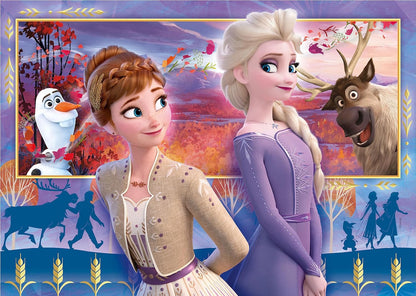 Clementoni 21609, Frozen 2 Supercolor Puzzle for Children - 2 x 60 Pieces, Ages 5 Years Plus, Multi-coloured, 28 x 23 x 4 millimetres