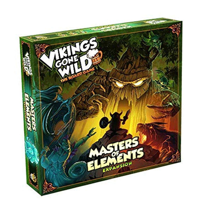 Lucky Duck Games LKY 009 Vikings Gone Wild: Masters of Elements Board Game, Multi-Colored