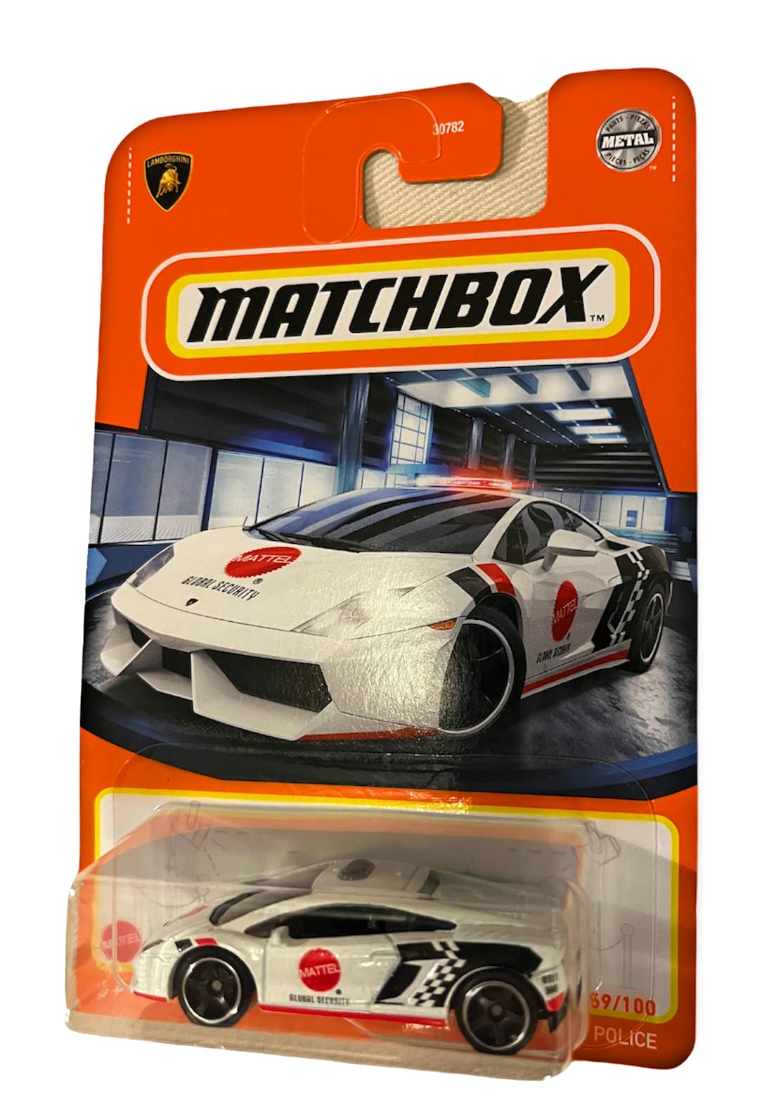 Matchbox Power Grabs White Lamborghini Gallardo Police 69/100