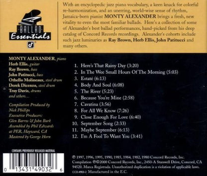 Monty Alexander-Ballad Essentials