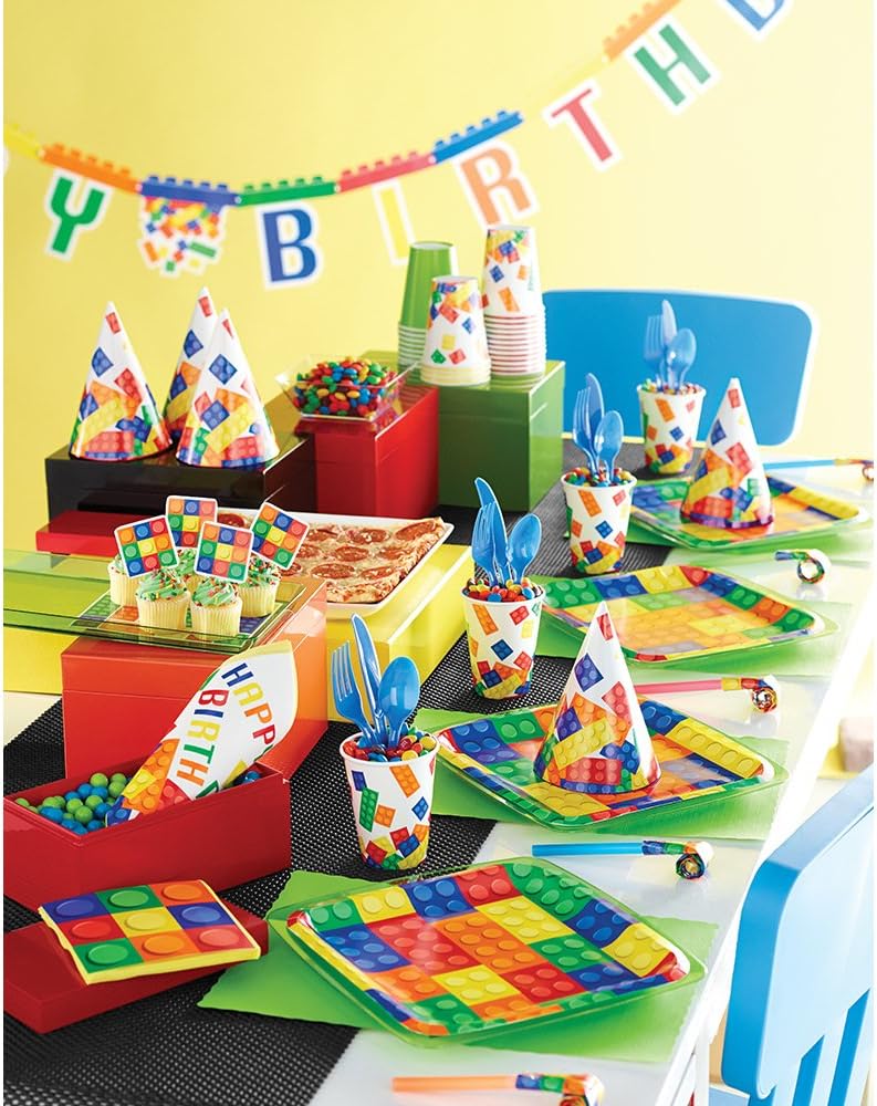 Creative Converting 8- Count Square Paper Plate, 7, PC102052