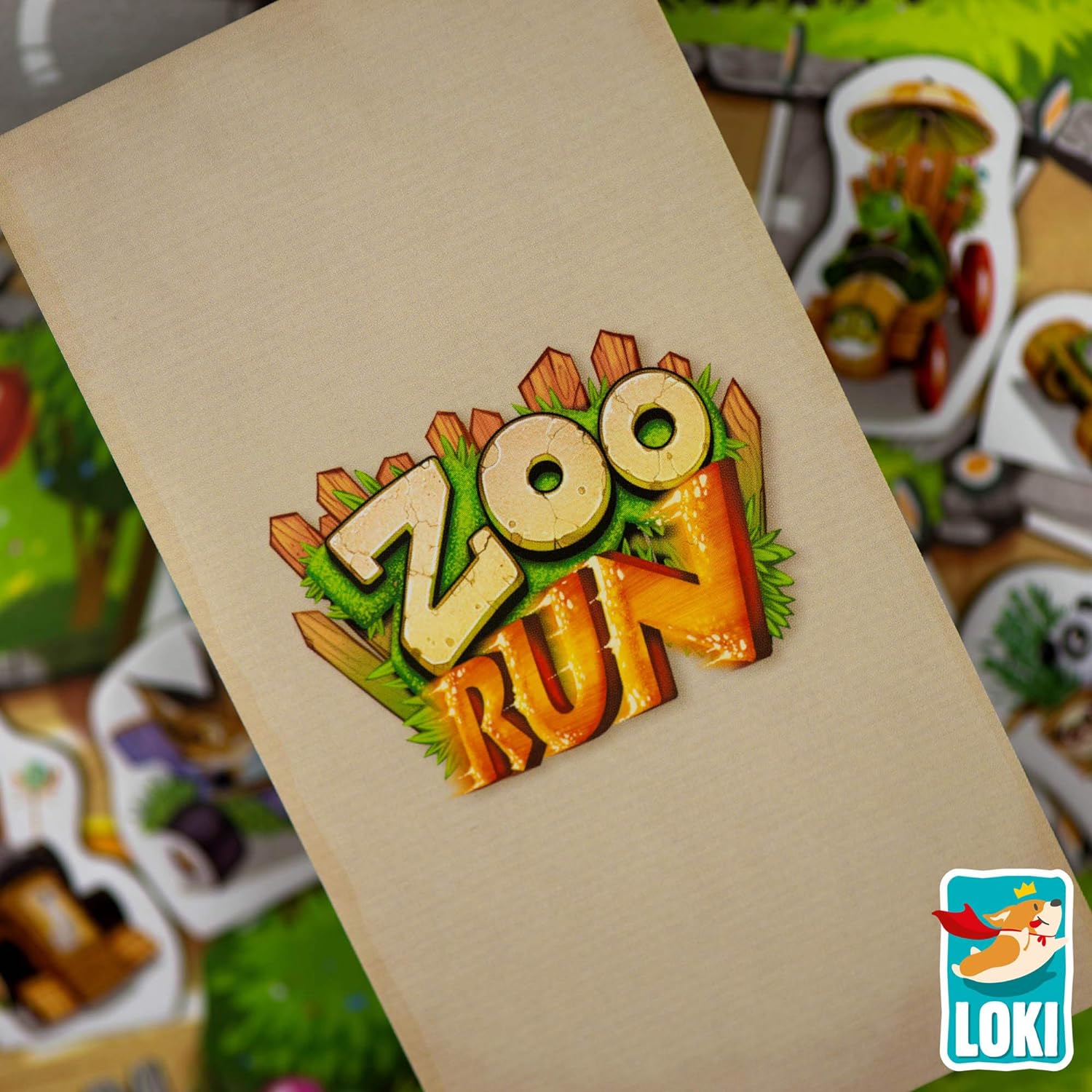Iello | Zoo Run | Board Game | Ages 4+ | 1-5 Players | 15 Minutes Playing Time