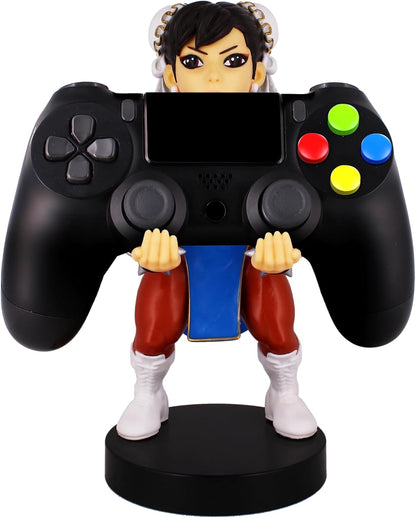 Chun Li Capcom Street Fighter Cableguy Controller Phone Holder Stand- compatible with Xbox, Play Station, Nintendo Switch and most smartphones (Xbox One////