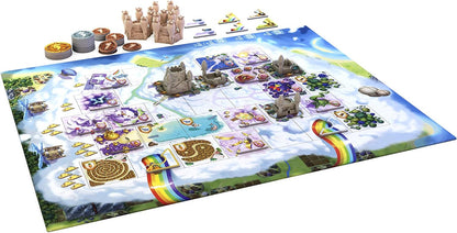IELLO: Bunny Kingdom in The Sky, Strategy Board Game, New Game Mechanics & Interactions with The Existing Board, 45 Minute Play Time, 2 to 5 Players, Ages 14 and Up