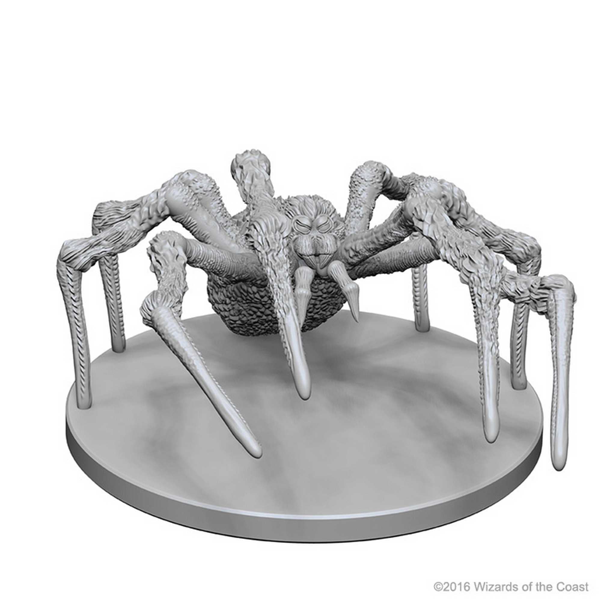 D&D Unpainted Miniatures: Spiders