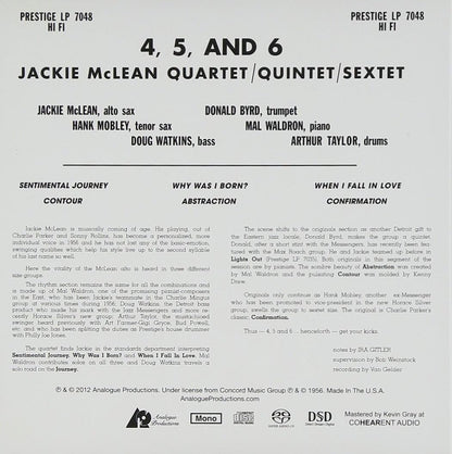 4, 5 And 6 - Jackie Mclean