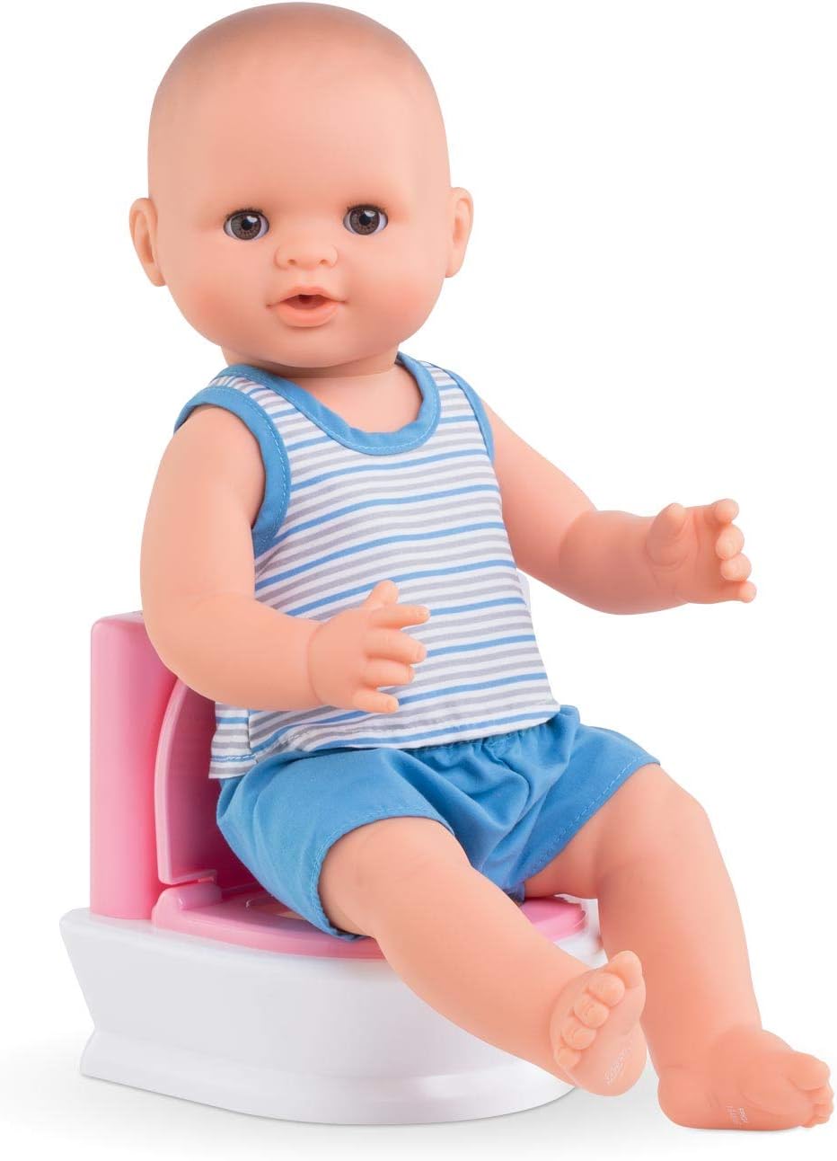 Corolle - 9000140480 Interactive Toilet, Accessory for 30 and 36 cm dolls, 3 years and above