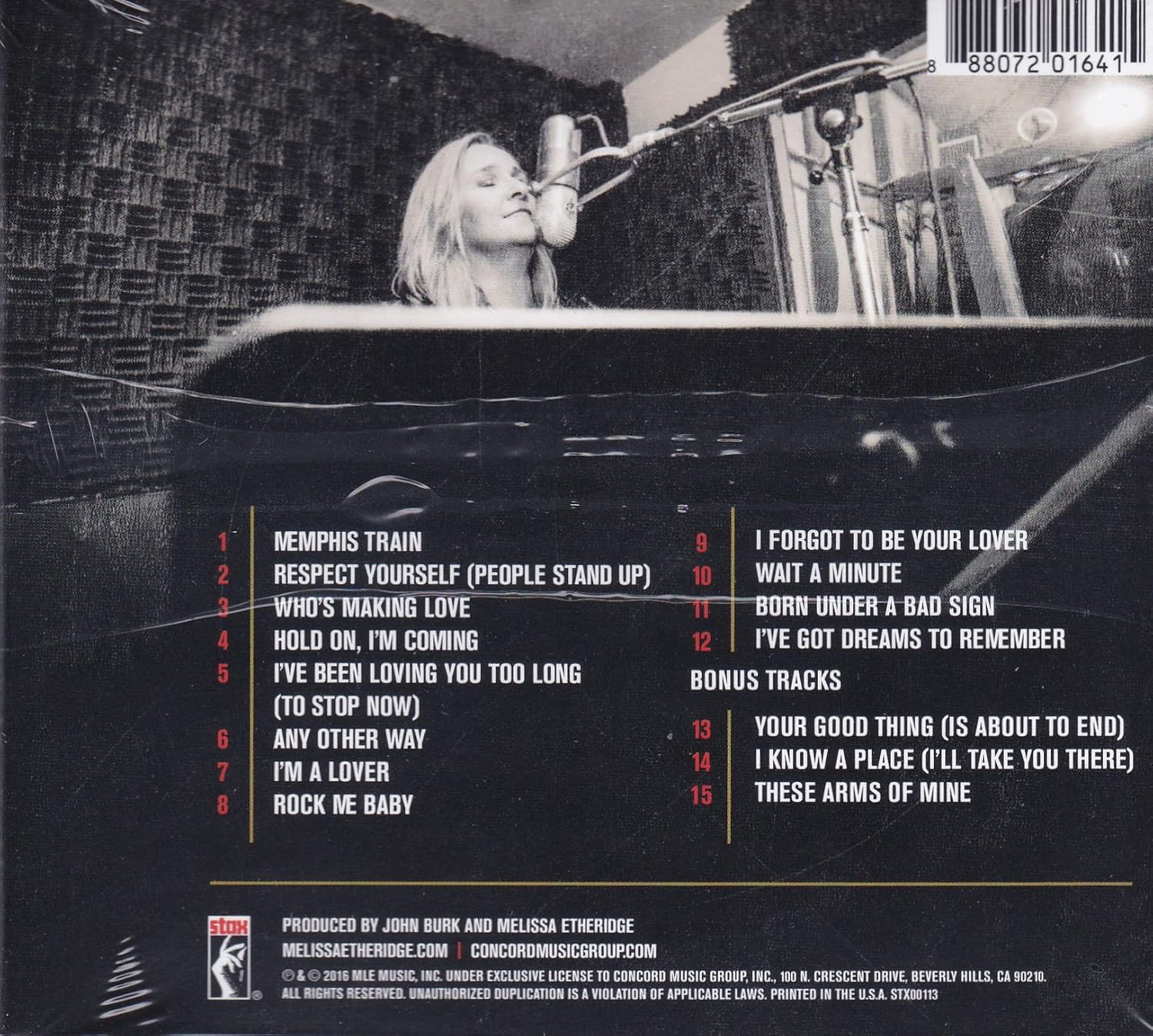 Melissa Etheridge - Memphis Rock And Soul (1 CD