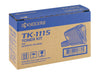 Kyocera TK-1115 Toner Black, 1,600 Pages, Original Premium Printer Cartridge 1T02M50NLV compatible with ECOSYS FS-1041, FS-1220MFP, FS-1320MFP