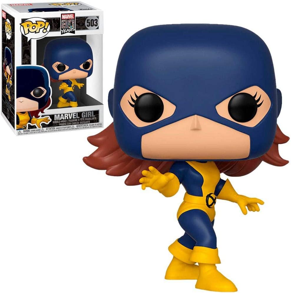 Funko POP! Bobble 80th-First Appearance-Marvel Girl - Marvel Comics - Collectable Vinyl Figure - Gift Idea - Official Merchandise - Toys for Kids & Adults - Comic Books Fans