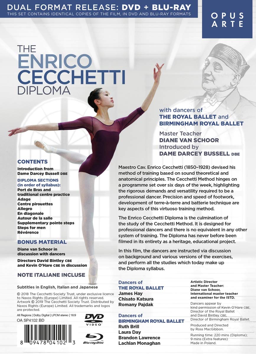 The Enrico Cecchetti Diploma