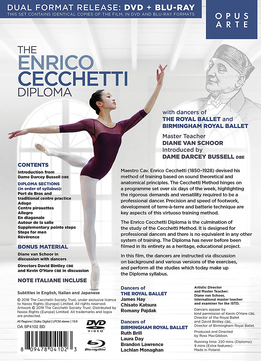 The Enrico Cecchetti Diploma