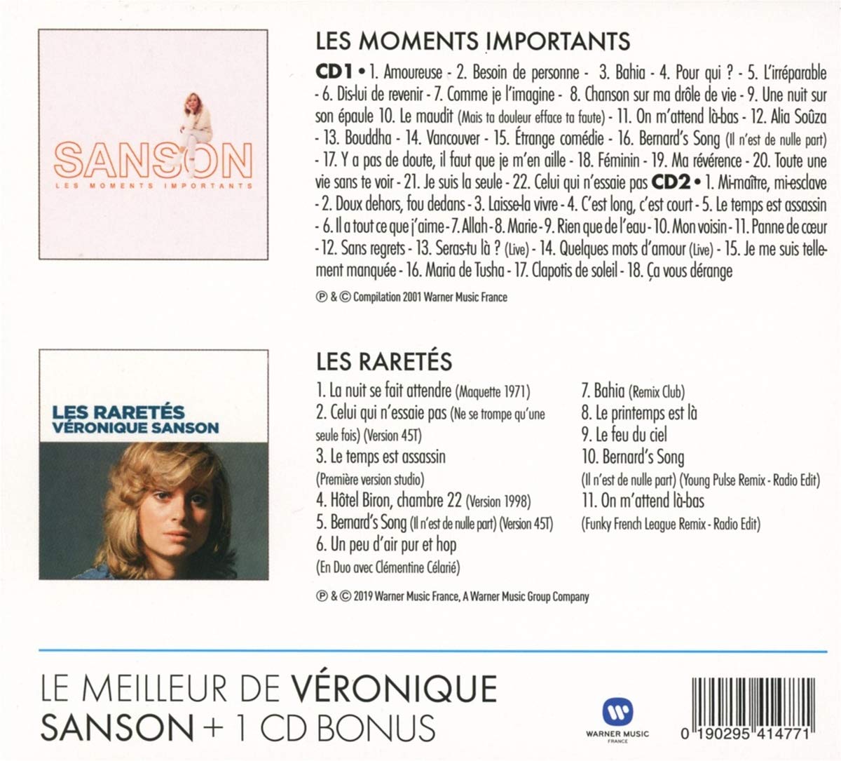 Coffret (les Moments Importants/Raretés