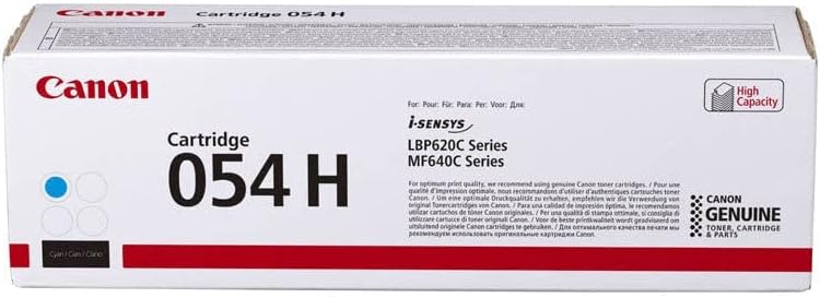 Canon 054 H - High capacity - cyan - original - toner cartridge - for ImageCLASS LBP622Cdw, MF641CW, MF642Cdw, MF644Cdw