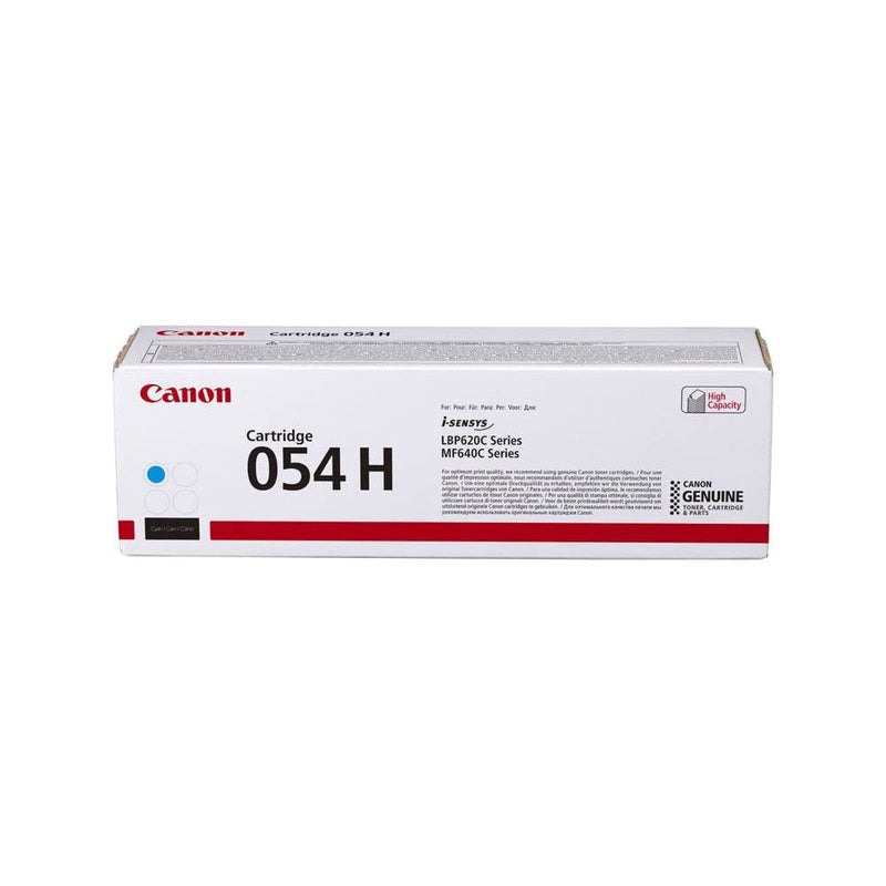 Canon 054 H - High capacity - cyan - original - toner cartridge - for ImageCLASS LBP622Cdw, MF641CW, MF642Cdw, MF644Cdw