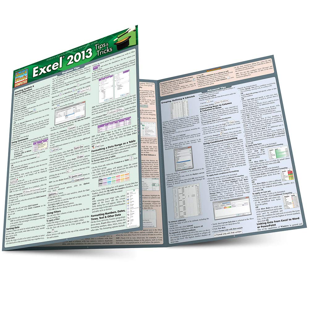 Excel 2013 Tips & Tricks (Quick Study Computer)