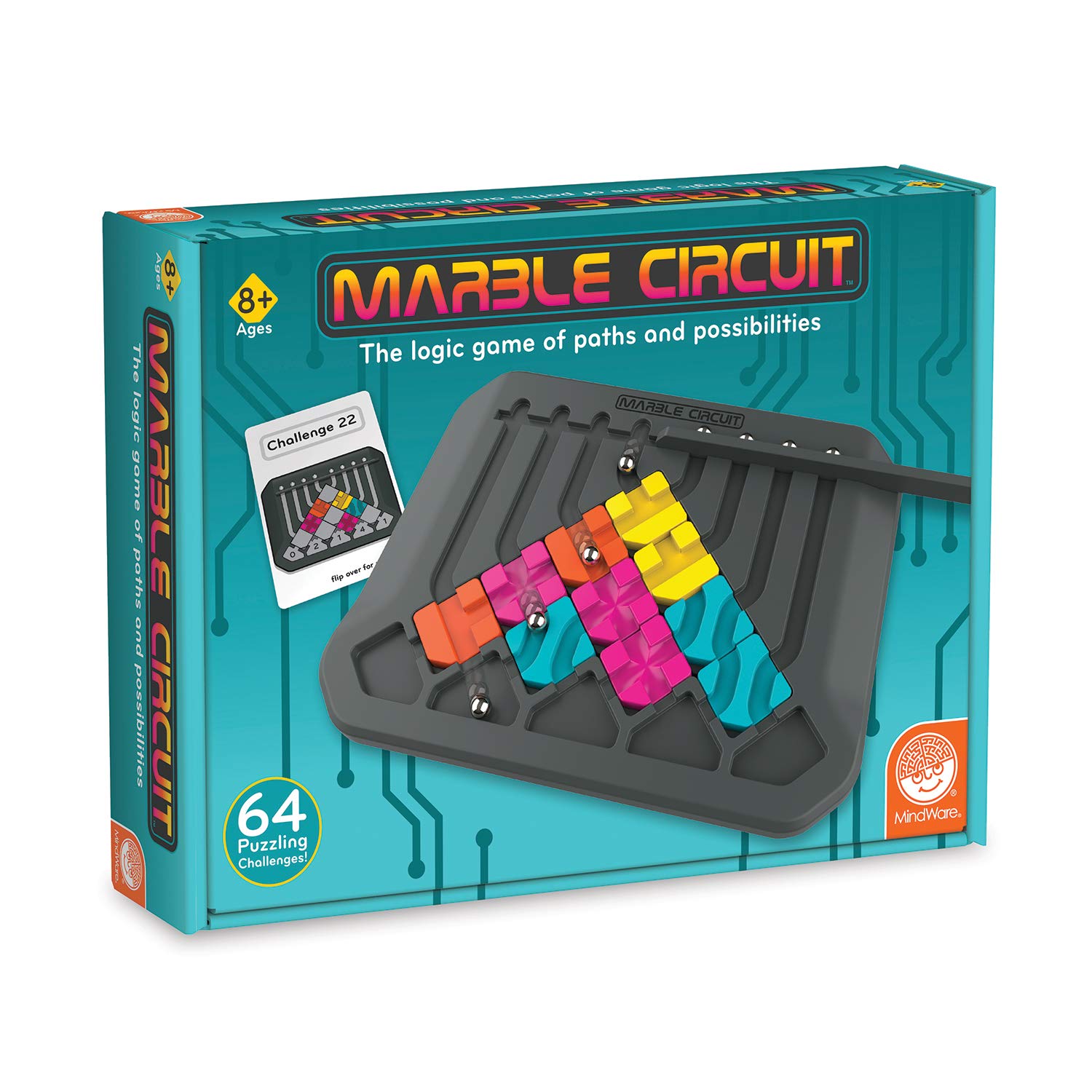 Mindware | Marble Circuit | Kids Game | Ages 8+ | 1 Players | 15 mins Minutes Playing Time,29.8 x 22.1 x 7.7 centimeters