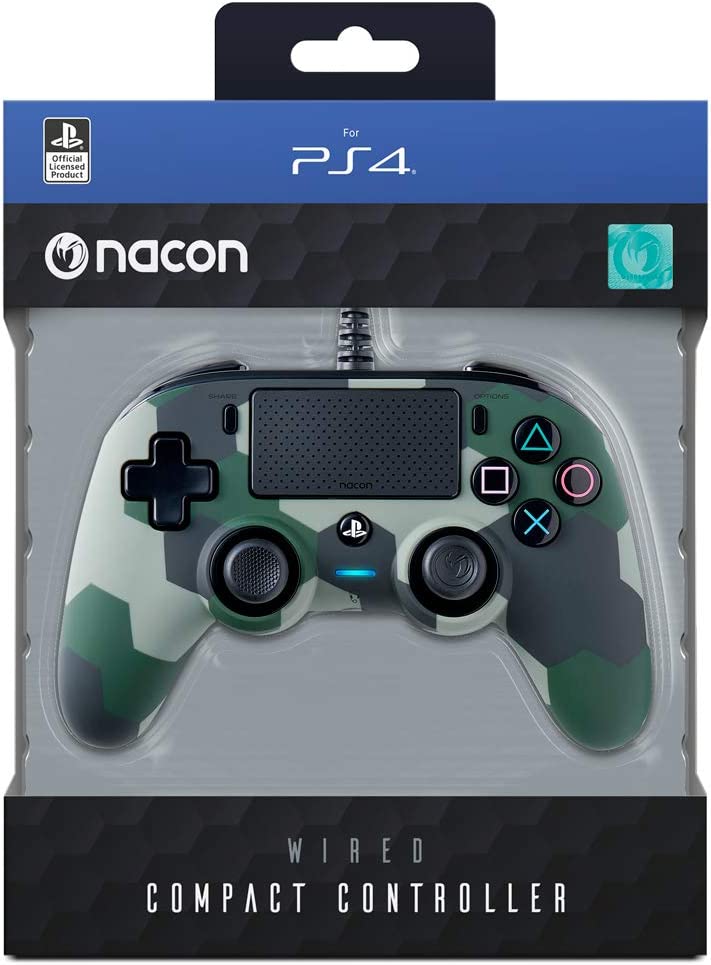 Nacon Compact Controller (Green Camouflage