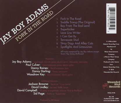 Jay Boy Adams - Fork In The Road