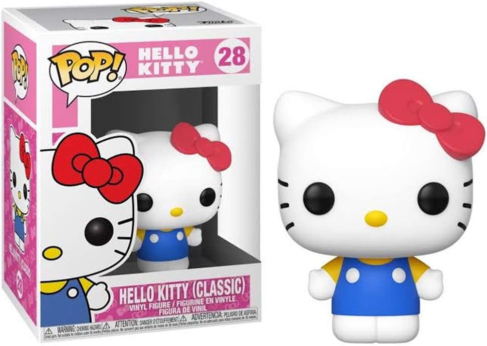 Funko POP! Vinyl Sanrio: Hello Kitty-HK - (Classic) - (CLSC) - Collectable Vinyl Figure - Gift Idea - Official Merchandise - Toys for Kids & Adults - Model Figure for Collectors and Display