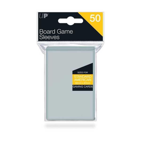 Ultra Pro 330514 American Board Game Sleeves 56mm x 87mm-(30 Count), Clear
