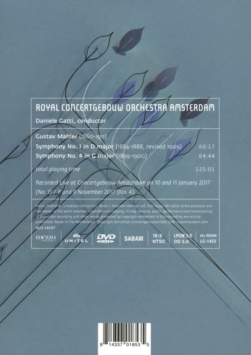 Mahler: Symphonies Nos. 1 & 4