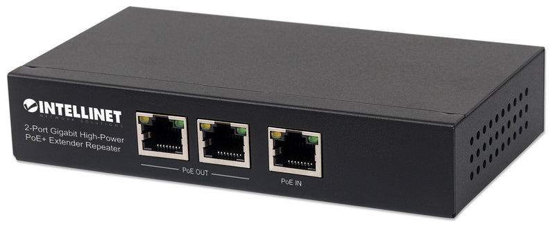 INTELLINET PoE+ Extender 2-Port GIGABIT High-Power bis 100M