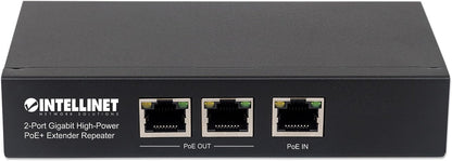 INTELLINET PoE+ Extender 2-Port GIGABIT High-Power bis 100M
