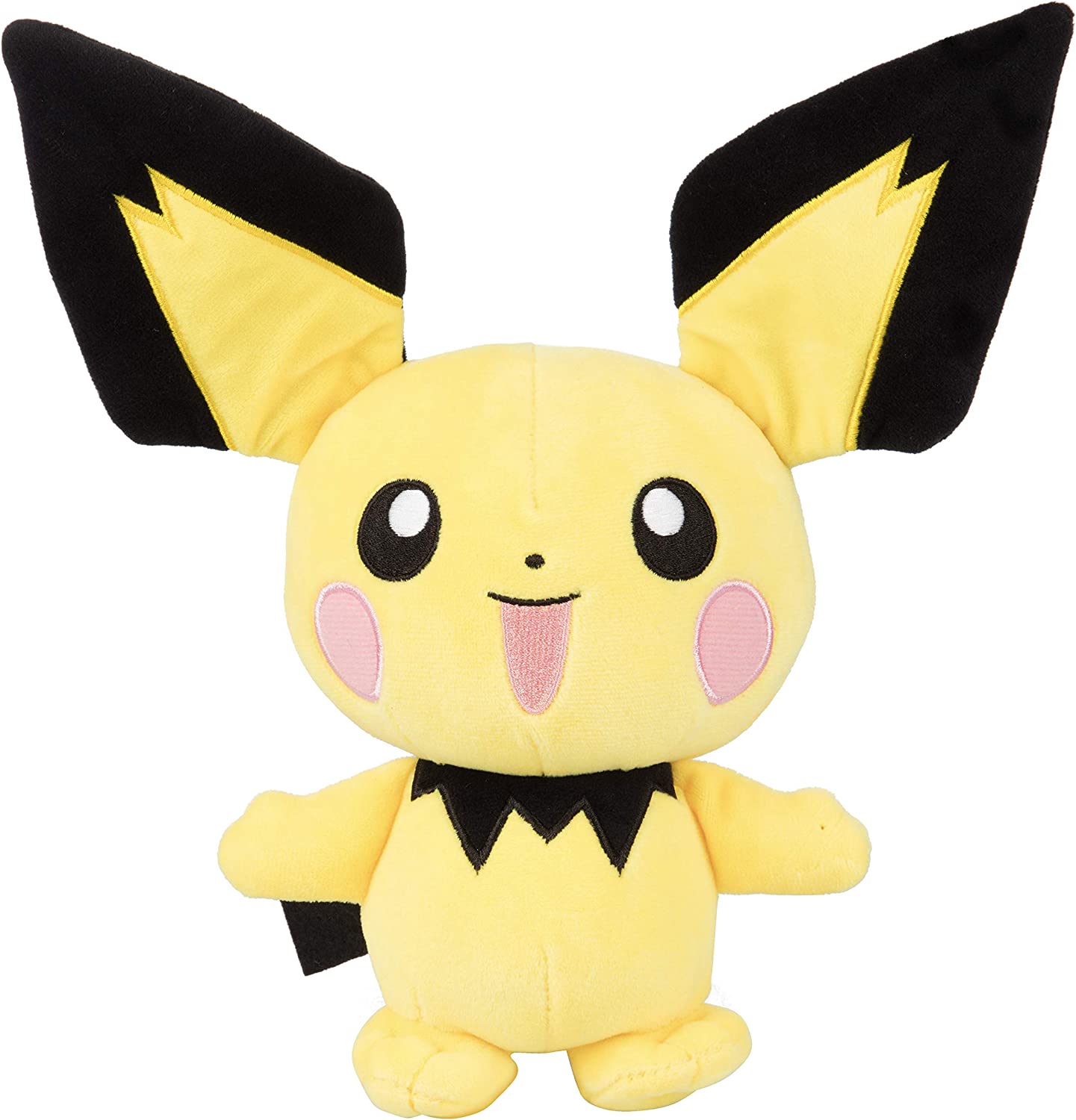 Pokémon 8" Pichu Plush Stuffed Animal Toy - Officially Licensed - Great Gift for KidsAge 2+