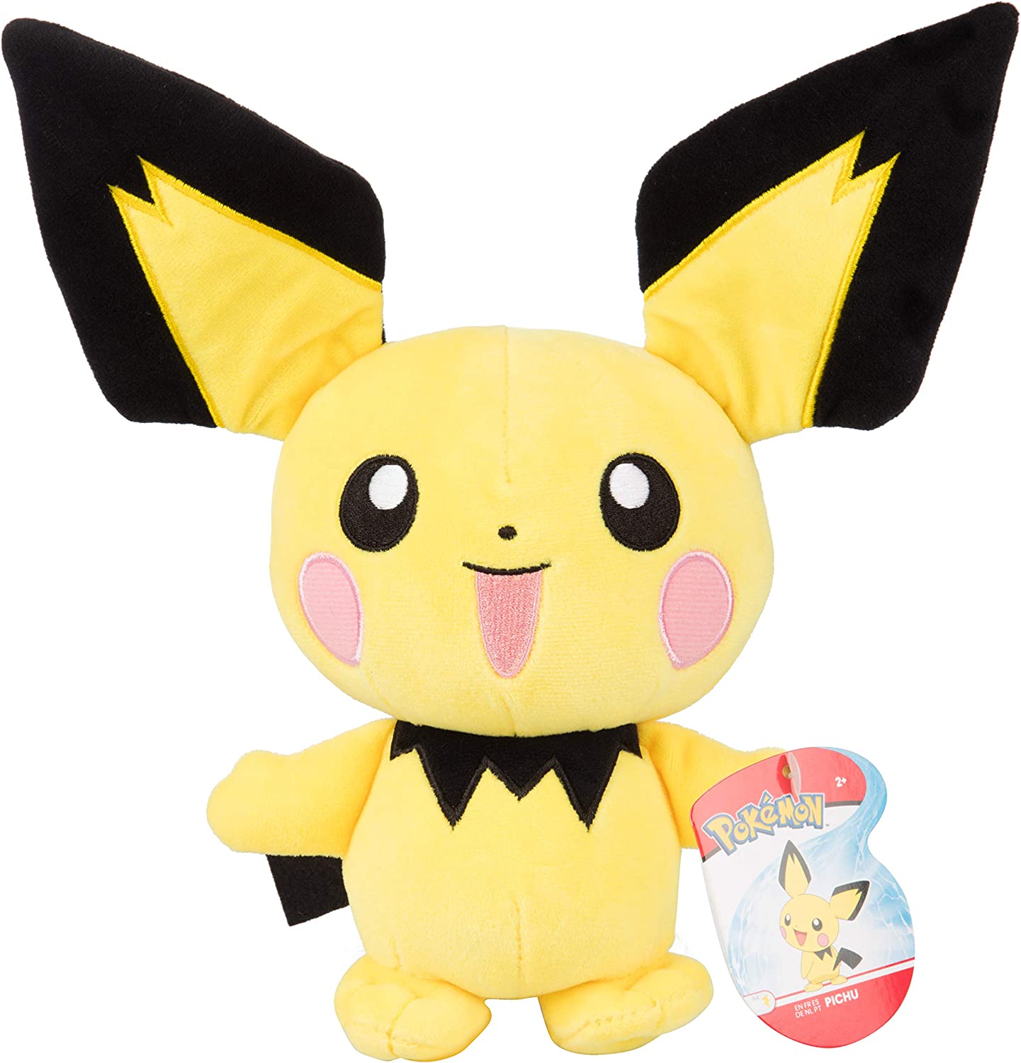 Pokémon 8" Pichu Plush Stuffed Animal Toy - Officially Licensed - Great Gift for KidsAge 2+