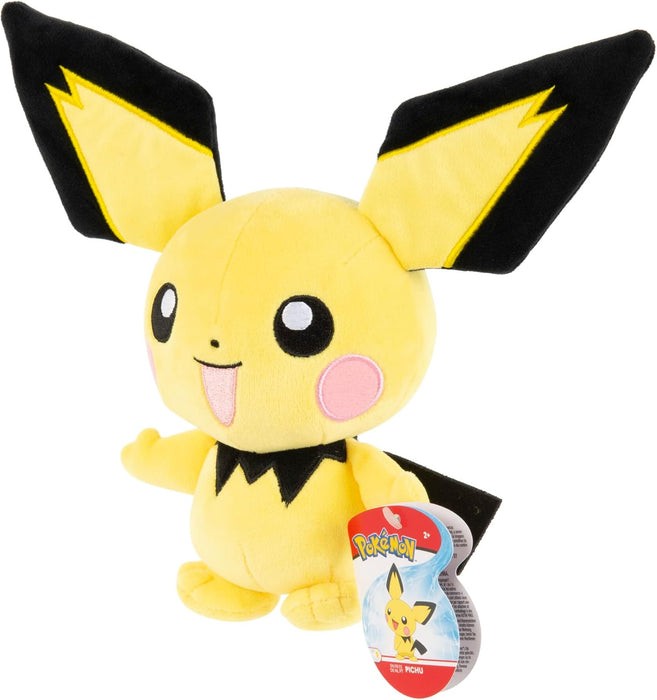 Pokémon 8" Pichu Plush Stuffed Animal Toy - Officially Licensed - Great Gift for KidsAge 2+