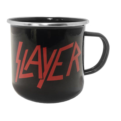 Close Up Z888700 - Tazza smaltata con logo Slayer, multicolore