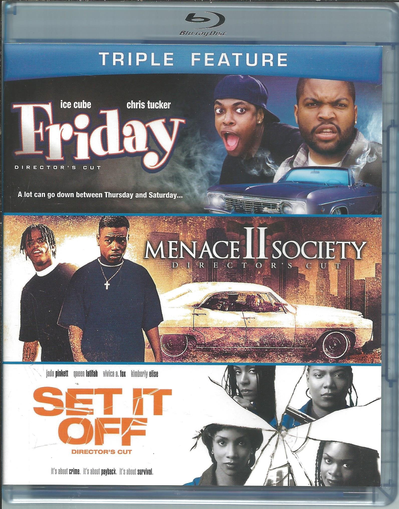 Friday & Menace II Society & Set It Off