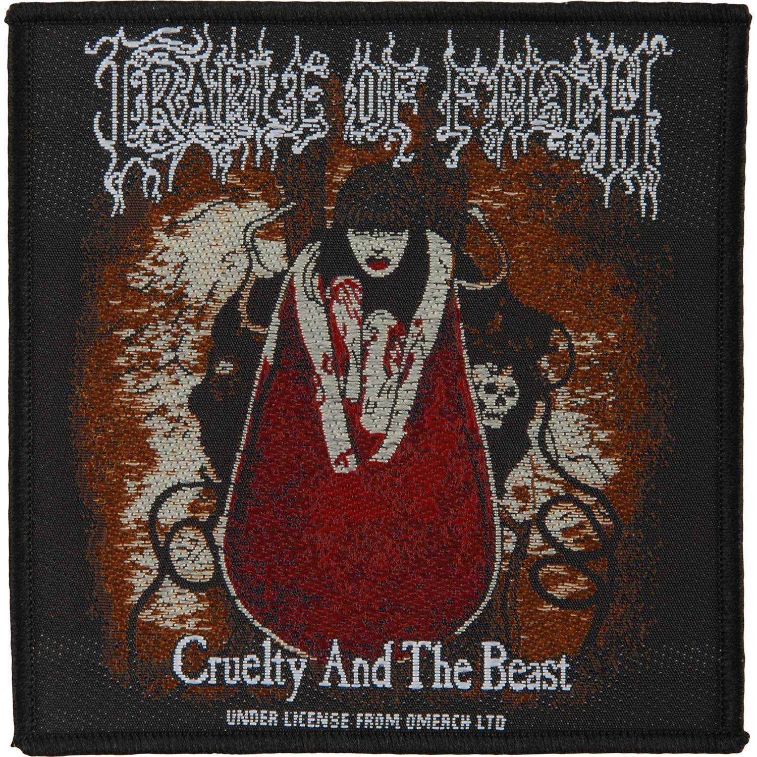 Cradle of Filth - Cruelty and the Beast Patch 10cm x 10cm
