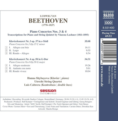 Beethoven: Piano Concertos Nos. 3 & 4