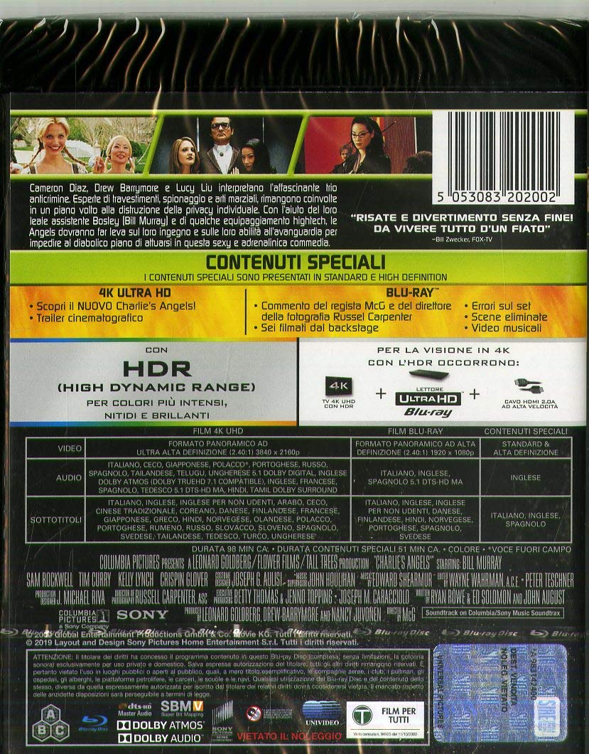 Charlie'S Angels (4K Ultra-HD+Blu-Ray)