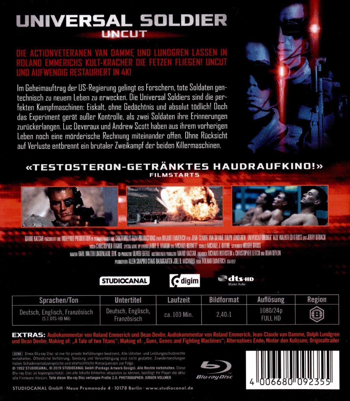 Universal Soldier   (English audio. English subtitles