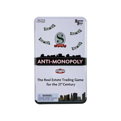 University Games Anti Monopoly Travel Tin, 1487