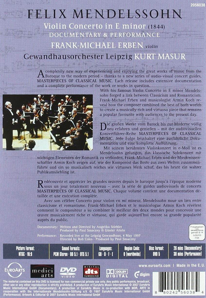 Mendelssohn Violin Concerto (Discovering Masterpieces 2: 'Mendelssohn)