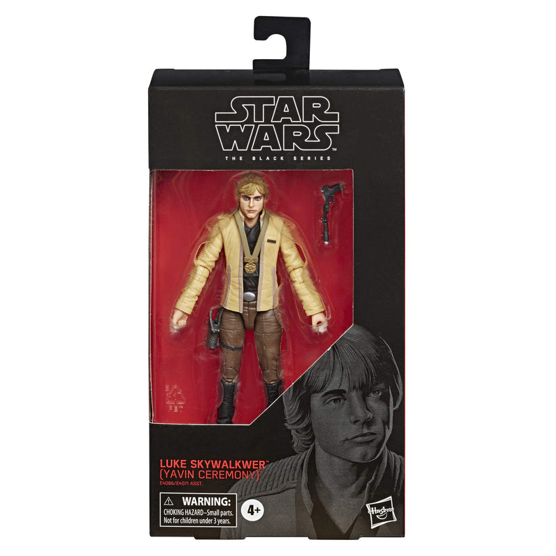 Star Wars - Figura de acción de Luke Skywalker (Ceremonia de Yavin) de Black Series (Hasbro E4086EL2