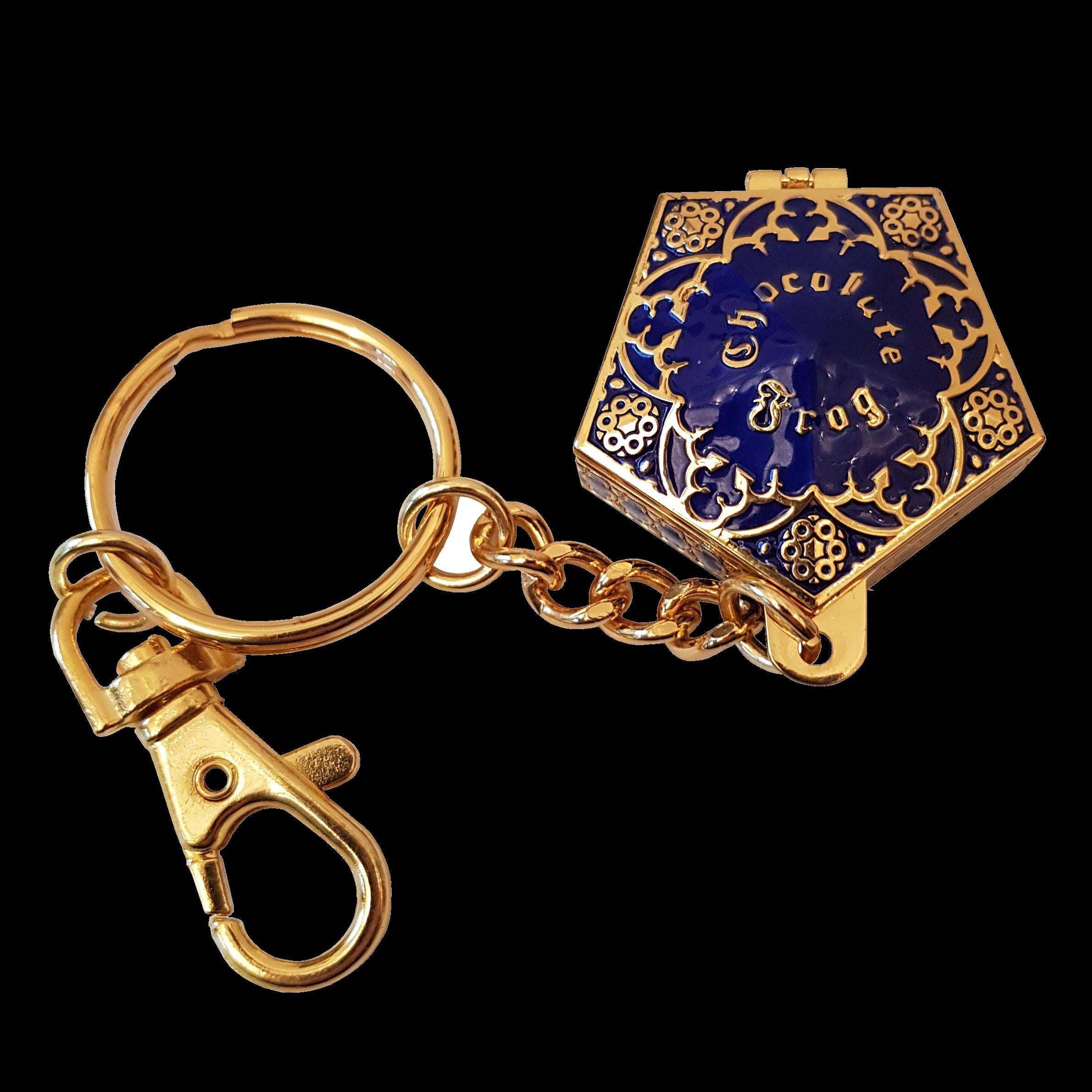 The Noble Collection Chocolate Frog Key Chain Chocolate Frog Keyring For Keys With Honeydukes Sweetshop (NON-EDIBLE) Chocolate Frog - Officially Licensed Harry Potter Replica