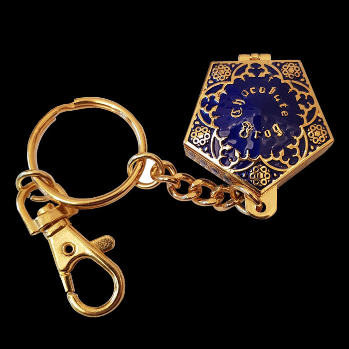 The Noble Collection Chocolate Frog Key Chain Chocolate Frog Keyring For Keys With Honeydukes Sweetshop (NON-EDIBLE) Chocolate Frog - Officially Licensed Harry Potter Replica