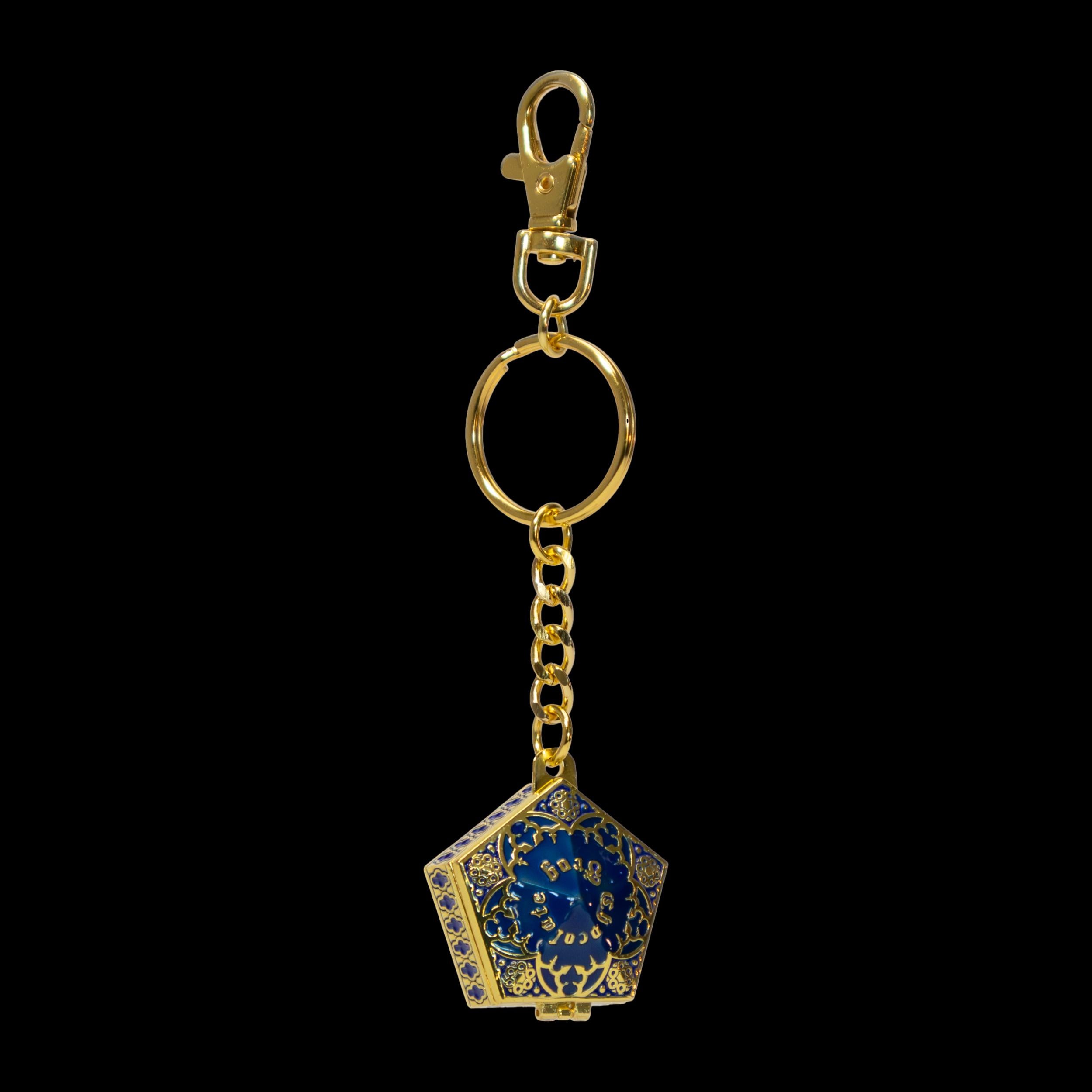 The Noble Collection Chocolate Frog Key Chain Chocolate Frog Keyring For Keys With Honeydukes Sweetshop (NON-EDIBLE) Chocolate Frog - Officially Licensed Harry Potter Replica