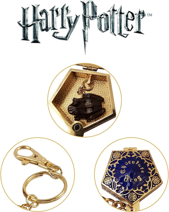 The Noble Collection Chocolate Frog Key Chain Chocolate Frog Keyring For Keys With Honeydukes Sweetshop (NON-EDIBLE) Chocolate Frog - Officially Licensed Harry Potter Replica