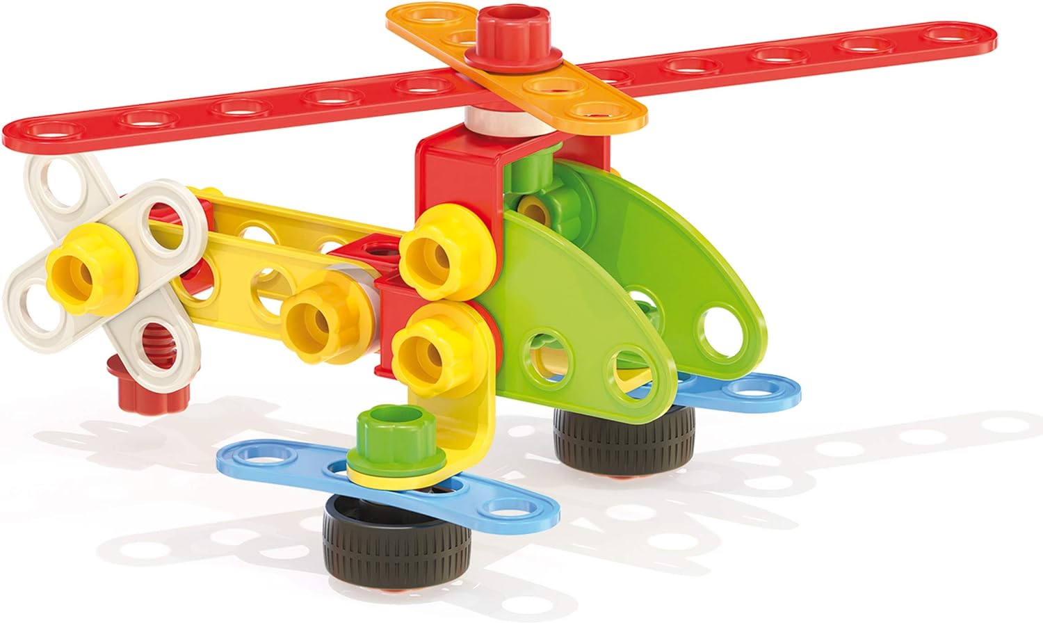 Quercetti-Quercetti-6155 Tecno Jumbo-Juego, maletín de construcción con Herramientas (6155