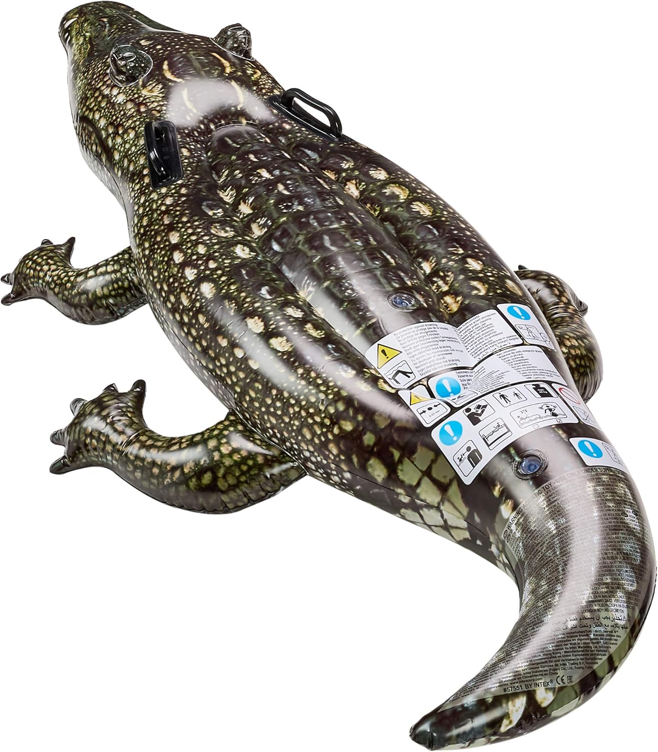 Intex 57551NP Siva ''Swimming Animal Crocodile '', Single, Multi Colour
